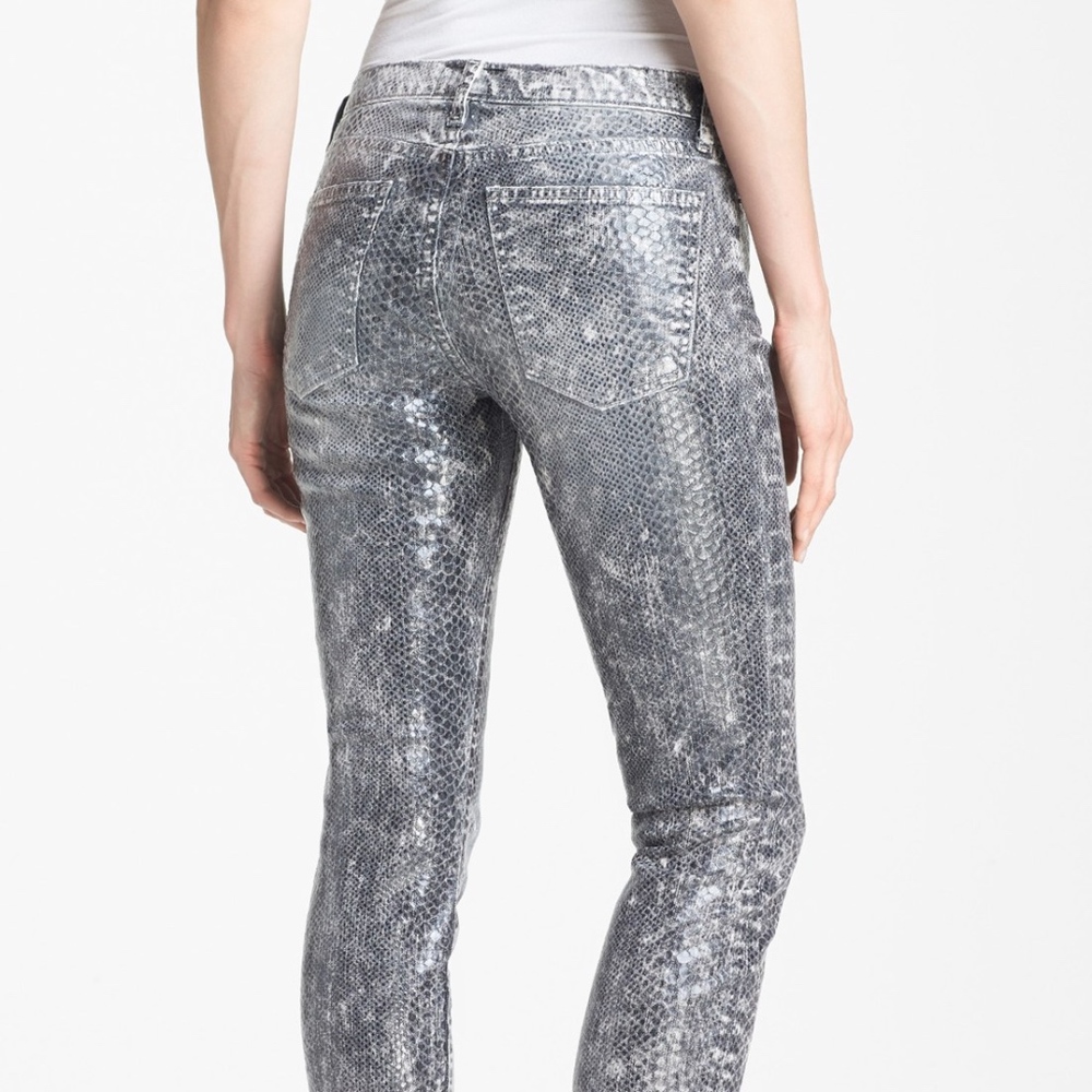 Current/Elliott subtle Snakeskin jeans